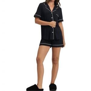 NEW HOBO short sleeve pj set in black